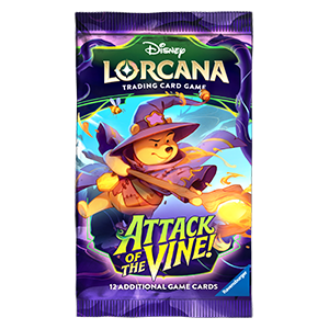 Disney Lorcana Attack of the Vine! Booster Pack (Engelsk) - RIP N SHIP (Öppnas LIVE)