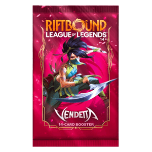Riftbound: Vendetta Booster Pack (Engelsk) - RIP N SHIP (Öppnas LIVE)