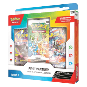 Pokémon First Partner Illustration Collection Series 3 (Engelsk) - RIP N SHIP (Öppnas LIVE)